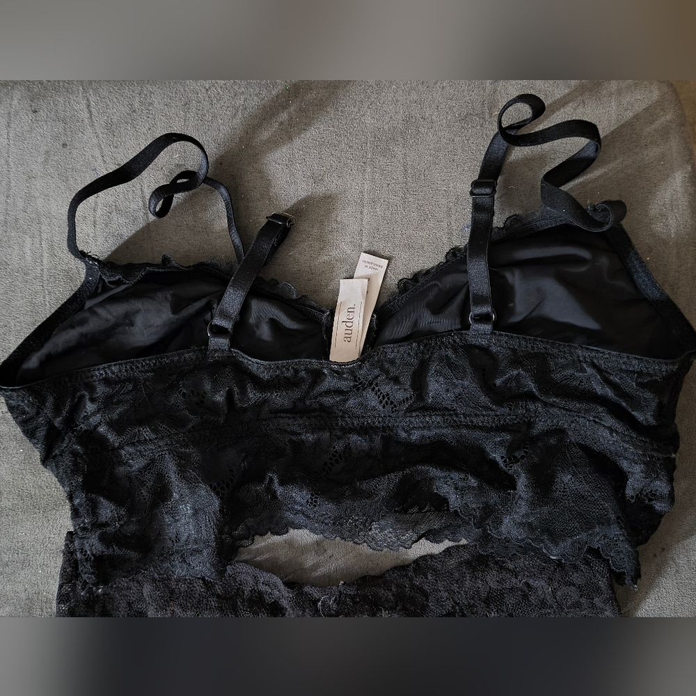 3/20$*Auden Black Lace Bralette and Panty Set size small - Picture 4 of 7